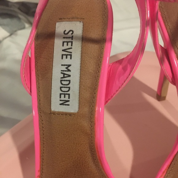 Bright Pink Steve Madden Heels - Picture 3 of 4